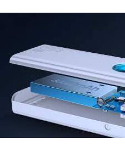 מטען נייד אלחוטי תצוגה דיגיטלית בצבע לבן Baseus PPLG-A02 Amblight 30000MAH PD3.0 QC3.0 USB Type-C 65W (6)