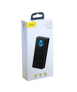 מטען נייד אלחוטי תצוגה דיגיטלית בצבע שחור Baseus PPLG-01 Amblight 30000MAH PD3.0 QC3.0 USB Type-C 33W (1)