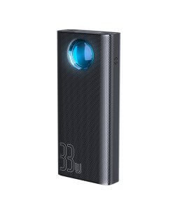 מטען נייד אלחוטי תצוגה דיגיטלית בצבע שחור Baseus PPLG-01 Amblight 30000MAH PD3.0 QC3.0 USB Type-C 33W (3)