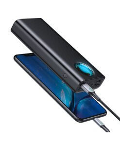 מטען נייד אלחוטי תצוגה דיגיטלית בצבע שחור Baseus PPLG-01 Amblight 30000MAH PD3.0 QC3.0 USB Type-C 33W (4)