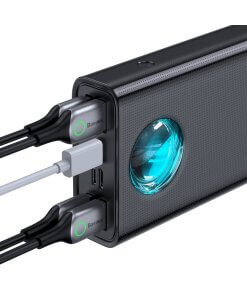 מטען נייד אלחוטי תצוגה דיגיטלית בצבע שחור Baseus PPLG-01 Amblight 30000MAH PD3.0 QC3.0 USB Type-C 33W (7)