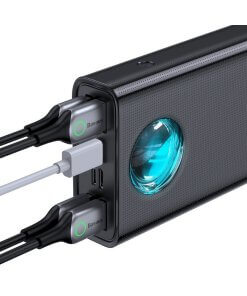 מטען נייד אלחוטי תצוגה דיגיטלית בצבע שחור Baseus PPLG-A01 Amblight 30000MAH PD3.0 QC3.0 USB Type-C 65W (2)