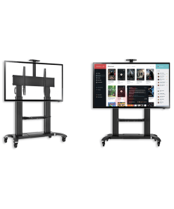 מעמד תלייה שולחני לטלוויזיה עם גלגלים גודל עד 100 אינץ' North Bayou CF-100 (1)