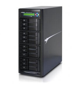 משכפל 11 כוננים קשיחים תומך בגדלים 2.5 3.5 קצב העברה מהיר Kanguru KCLONE-11HD-TWR 11HD SATAPATA