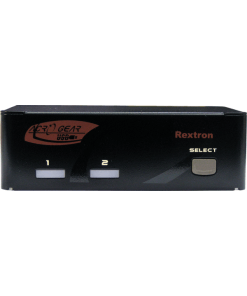 קופסת מיתוג 2 יציאות מתג KPM DisplayPort KVM עם USB2.0, אודיו, בקרת מקשים חמים REXTRON PAG-112 (3)