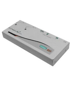 קופסת מיתוג 2 יציאות מתג VGA KVM עם USB, בקרת מקש חם REXTRON UMH-2 (1)