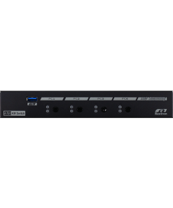 קופסת מיתוג 4 יציאות מתג KM עם חיבור USB 3.2, פונקציית נדידת עכבר, בקרת מקשים חמים REXTRON USW-KM304 (2)