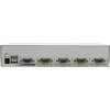 קופסת מיתוג 4 יציאות מתג VGA KVM עם OSD, PS 2, USB, בקרת מקשים REXTRON UCNV-104D (2)