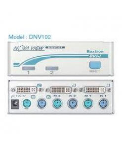 קופסת מיתוג REXTRON DNV104 KVM SWITCH 4P PS DVI (1)