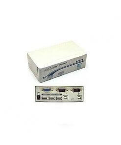קופסת מיתוג REXTRON GF102 KVM SWITCH USB 2P