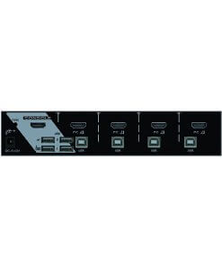 קופסת מיתוג REXTRON MAG-114 4 Ports HDMI KVM Switch With USB 2.0 Hotkey Control