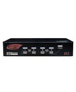 קופסת מיתוג REXTRON dadg124 KVM SWITCH 4P USB2.0 DVI