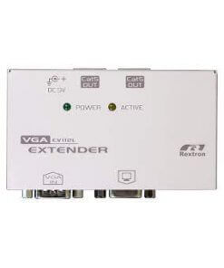 קופסת מיתוג REXTRON ev112l KVM VGA Extender REXTRON 2P transmitter unit and 1 VGA local