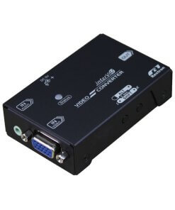 קופסת מיתוג ממיר VGA ל- HDMI עם אודיו REXTRON VCAVM-021 (3)
