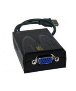 קופסת מיתוג ממיר VGA ל- USB ברזולוציה מקסימאלית REXTRON vcua-92
