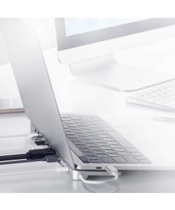 תחנה עגינה ומעמד חיבור Type-C מרובת יציאות בצבע אפור ATEN UH3234 (5)