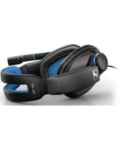 אוזניות קשת גיימינג סטריאו משולב בקרת שליטה מיקרופון מתכוונן sennheiser GSP300 AUX (1)