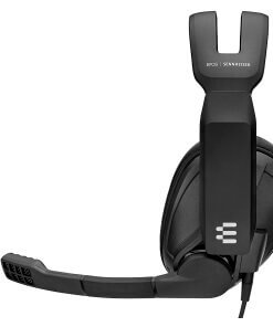 אוזניות קשת גיימינג סטריאו משולב בקרת שליטה מיקרופון מתכוונן sennheiser GSP302 AUX (2)