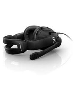 אוזניות קשת גיימינג סטריאו משולב בקרת שליטה מיקרופון מתכוונן sennheiser GSP302 AUX (3)