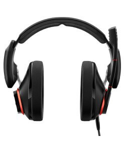 אוזניות קשת גיימינג סטריאו משולב בקרת שליטה מיקרופון מתכוונן sennheiser GSP500 AUX (3)