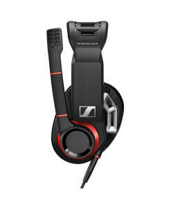 אוזניות קשת גיימינג סטריאו משולב בקרת שליטה מיקרופון מתכוונן sennheiser GSP500 AUX (4)