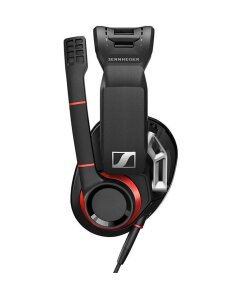 אוזניות קשת גיימינג סטריאו משולב בקרת שליטה מיקרופון מתכוונן sennheiser GSP500 AUX (4)