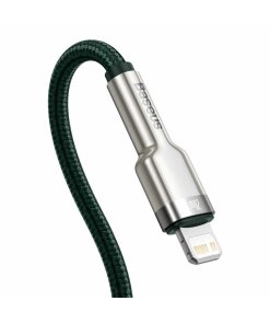 כבל נתונים ממתכת Type-C ל IPHONE הספק 20W אורך 1 מטר בצבע ירוק Baseus CATLJK-A06 (5)