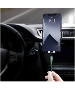 כבל נתונים ממתכת Type-C ל IPHONE ו PD הספק 20W באורך 1 מטר בצבע ירוק Baseus CATLXC-A06 (3)