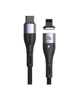 כבל נתונים ממתכת Type-C ל IPHONE ו PD הספק 20W באורך 1 מטר בצבע שחור Baseus CATLXC-A01 (5)