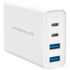 מטען עם מגוון חיבורים USB, Type-C, USB3.0 הספק 100W בצבע לבן HyperDrive HJ-GAN100 (3)