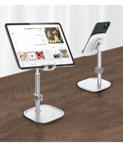 מעמד שולחני לסמארטפון וטאבלט בצבע כסוף Baseus SUWY-A0S (5)