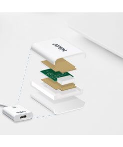 מתאם אקטיבי מיני DisplayPort ל HDMI בצבע לבן ATEN VC981 (3)