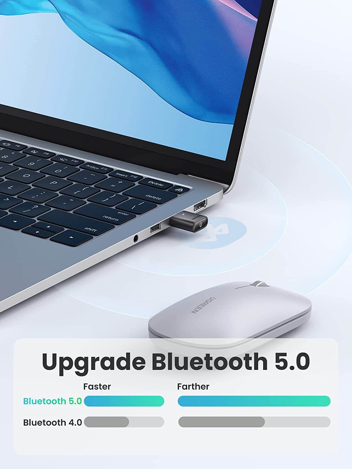 מתאם בלוטות יוגרין UGREEN 80889 Bluetooth 5.0 Adapter