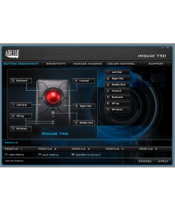 עכבר אופטי ארגונומי לתכנות אלחוטי עד 10 מטר ADESSO iMouse T50 (7)