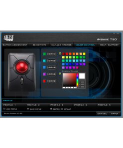 עכבר אופטי ארגונומי לתכנות אלחוטי עד 10 מטר ADESSO iMouse T50 (8)