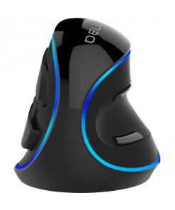 עכבר ארגונומי אלחוטי אנכי שחור כולל אור לד Spire CG-DLM618PL-USB Black 6 Buttons Wireless DPI (4)