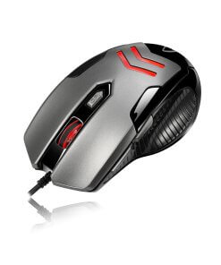 עכבר גיימינג ארגונומי בעל 6 כפתורים רב צבעוני ADESSO iMouse X1 (2)