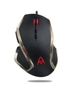 עכבר גיימינג ארגונומי בעל 9 כפתורים רב צבעוני ADESSO iMouse X3 (8)