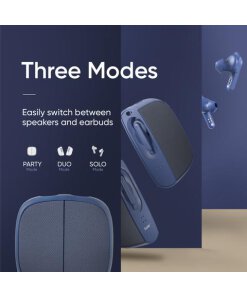 רמקול סטריאו בלוטוס 2 חלקים עם אוזניות בלוטוס Mpow Duolink BH504 SpeakerBuds