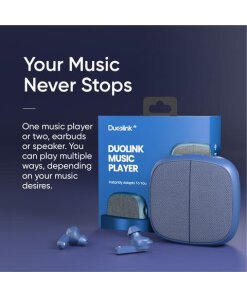 רמקול סטריאו בלוטוס 2 חלקים עם אוזניות בלוטוס Mpow Duolink BH504 SpeakerBuds