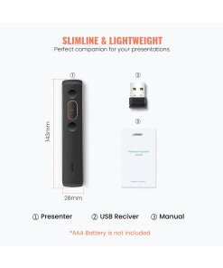שלט מצגות יוגרין UGREEN 60327 Office Wireless Presentation Remote (7)