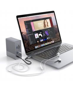 תחנת עגינה 12 חיבורים וחיבור Type-C בצבע כסוף HyperDrive HD-G212 GEN2 12-Port (5)