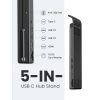 תחנת עגינה ומעמד למחשב נייד 5 חיבורים UGREEN 80551 5-in-1 USB-C Hub X-Kit (1)