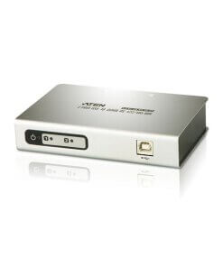 2 יציאות USB לרכזת RS-485422 העברת נתונים לכל יציאה ATEN UC4852 (2)