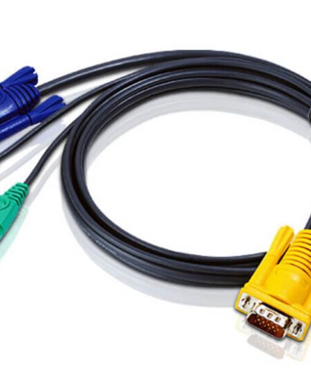 כבל PS2 KVM עם 3 ב 1 SPHD באורך 1.8 מטר ATEN 2L-5202P