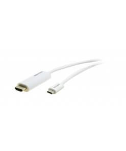 כבל Type-C לחיבור HDMI זכר-זכר אורך הכבל 1.80 מטר קרמר Kramer C-USBCHM-6 99-97211106