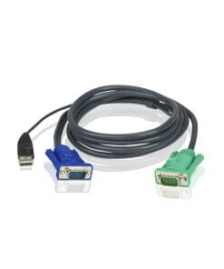 כבל USB KVM עם 3 ב 1 SPHD אורך הכבל 3 מטר ATEN 2L-5203U
