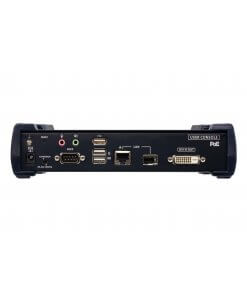 מאריך DVI-D כפול קישור KVM מעל IP עם PoE תומך ברזולוציות 4K מעבר מהיר באופן אוטומטי ATEN KE6912R (1)
