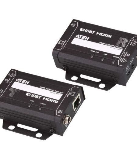 מאריך HDMI HDBaseT HDBaseT Class A באורך 100 מטר רזולוצייה 4K בצבע שחור ATEN VE811 (1)