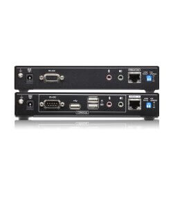 מאריך USB DVI Dual View HDBaseT 2.0 KVM אורך 100 מטר בצבע שחור ATEN CE624 (2)